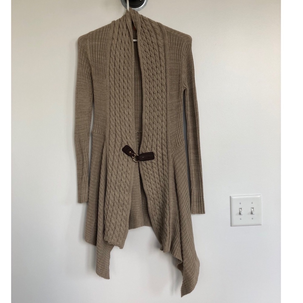 Long knit sweater